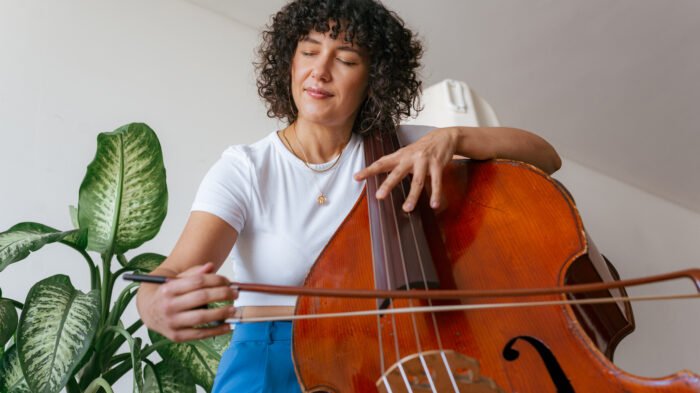 double bass video and study tips contact point bow