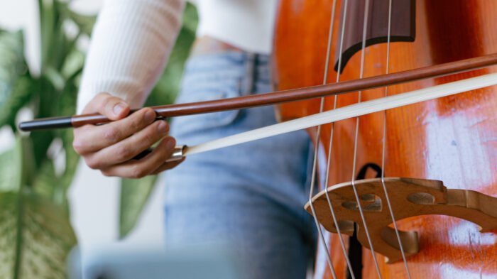 double bass video and study tips crossing string