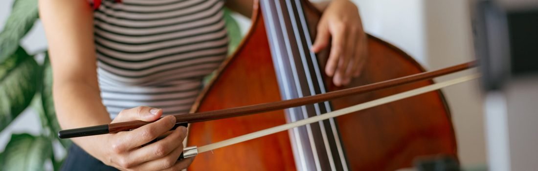 doubles bass videos and study tips: string crossing